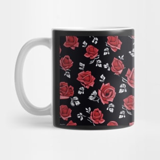 rose pattern Mug